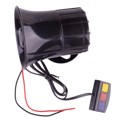 3Tone Loud Car Motorcycle Warning Alarm Siren Horn for Universal (N/A)