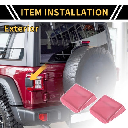 Tail Light Side Cover Trim for Jeep Wrangler JL JLU (2018-2024) Pink