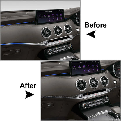 Dashboard Panel Cover Trim Strips for Kia Stinger (2018-2023) Black