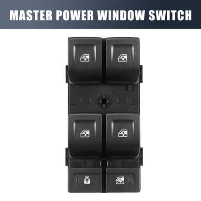 Front Left Door Window Switch for Chevrolet Black Plastic