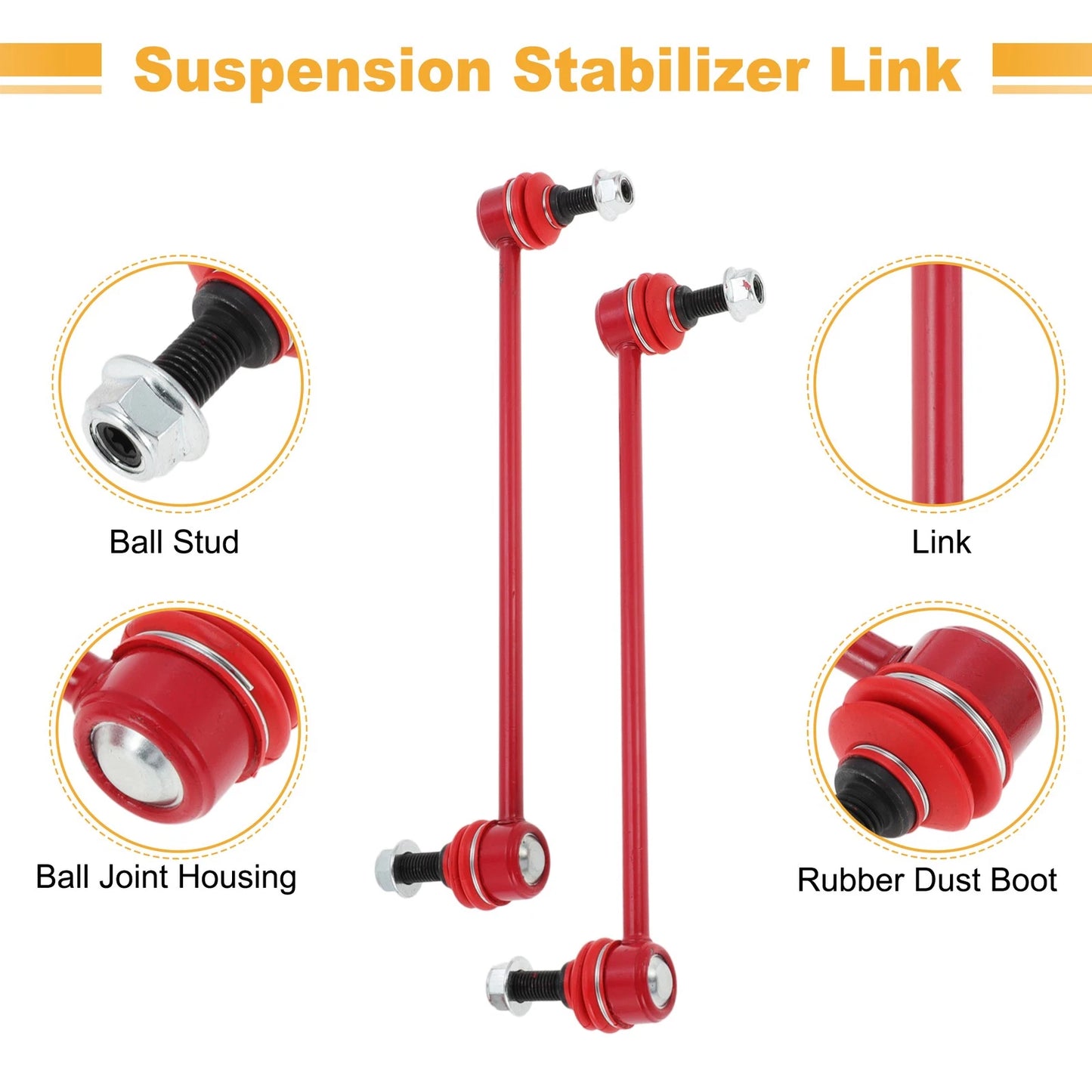 Front Sway Bar Links for Chevrolet Impala Malibu and Cadillac XTS