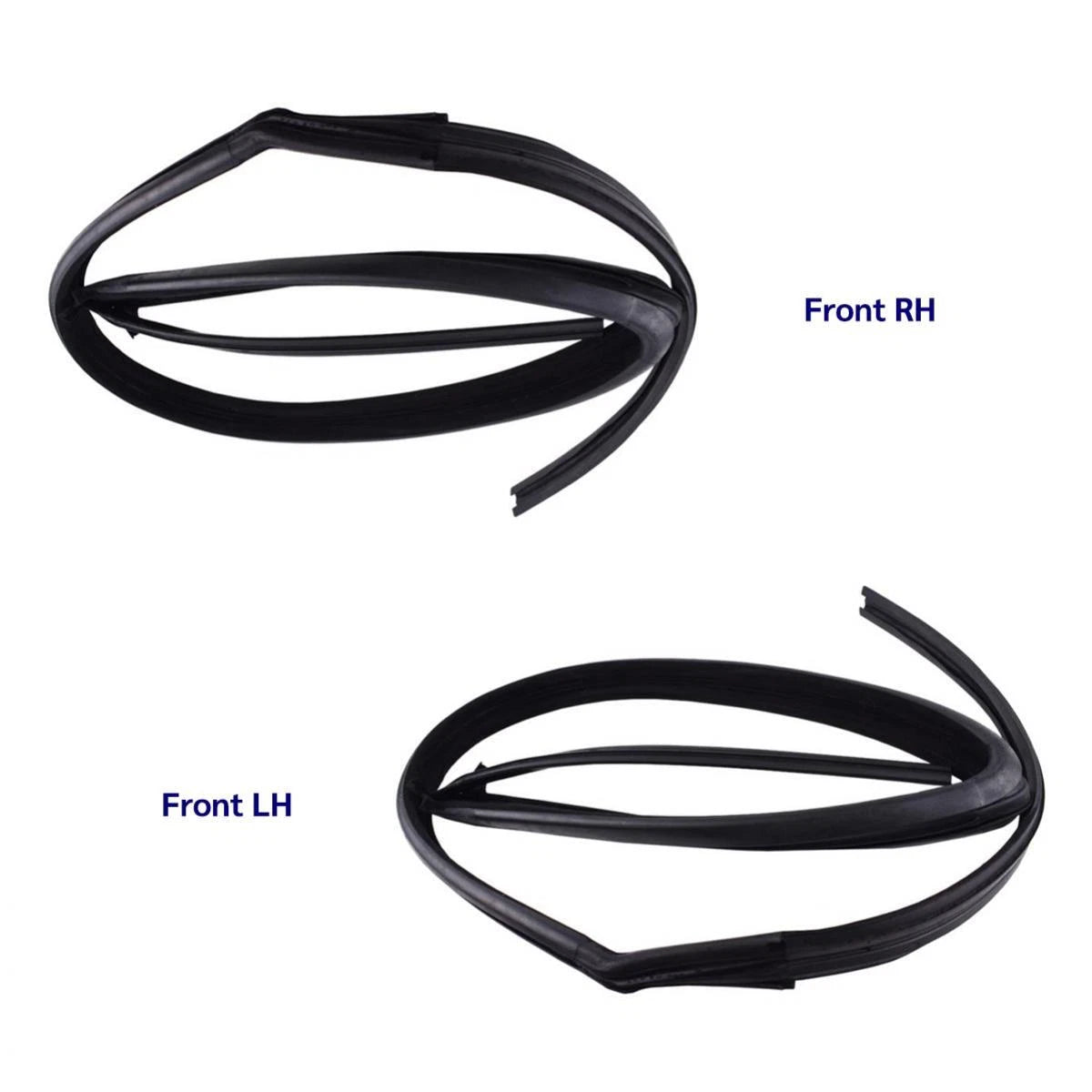 Door Glass Run Channel Rubber Pair LH+RH Fits Nissan Frontier D22 UTE 98-05 D11
