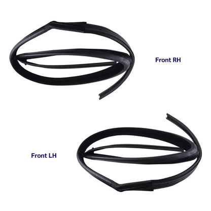 Door Glass Run Channel Rubber Pair LH+RH Fits Nissan Frontier D22 UTE 98-05 D11