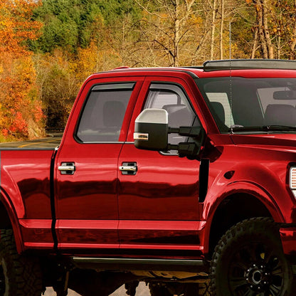 Chrome Mirror Cover Cap Set LH & RH for 2017-2022 Ford Super Duty F250 F350 F450