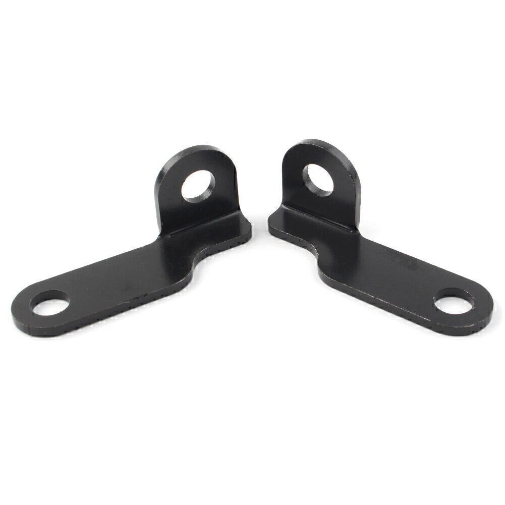 Black Fork Clamp Turn Signal Light Mount for Harley Motorcycle