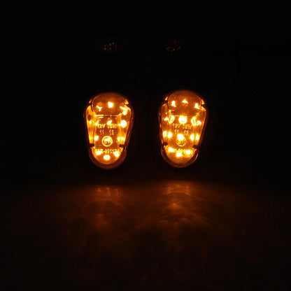 LED Amber Turn Signal Side Marker Lights  For Yamaha YZF-R1 R6 R6S