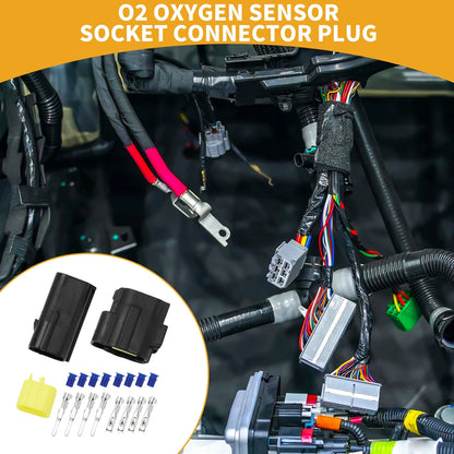 4Pin O2 Oxygen Sensor Connector Plug for Mazda