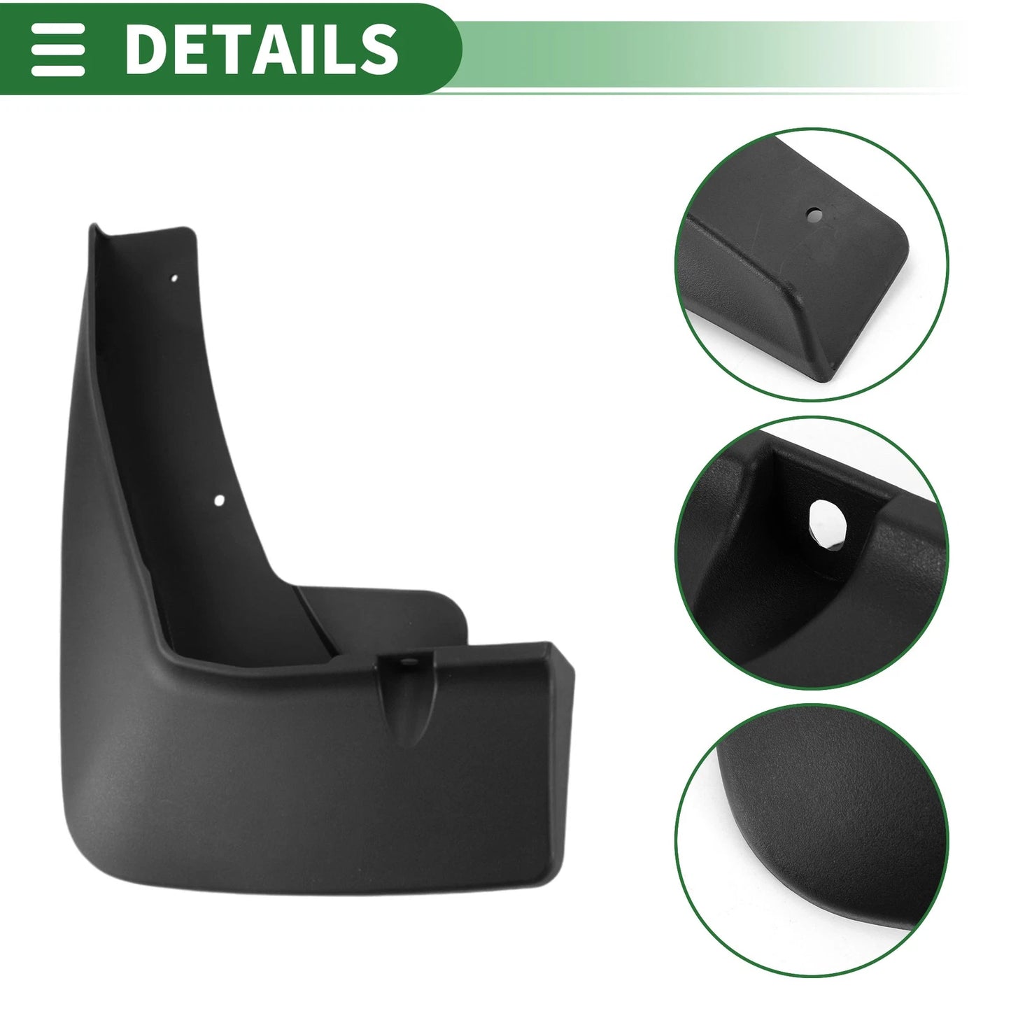 Mud Flaps Splash Guards for Ford Edge L 2023 with Mount Accessories