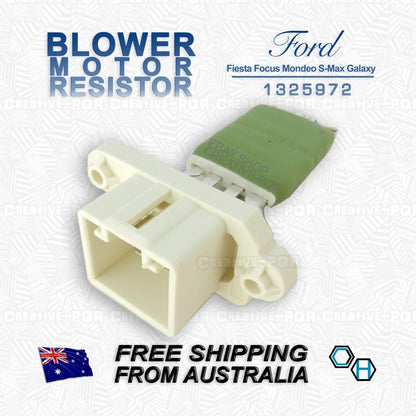 Blower Motor Heater Fan Resistor for Ford Fiesta, Focus, Mondeo, S-Max, Galaxy (2008-2019)