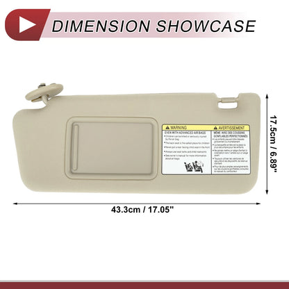 Sun Visor for Toyota Tacoma 2005-2011 Left Driver Side