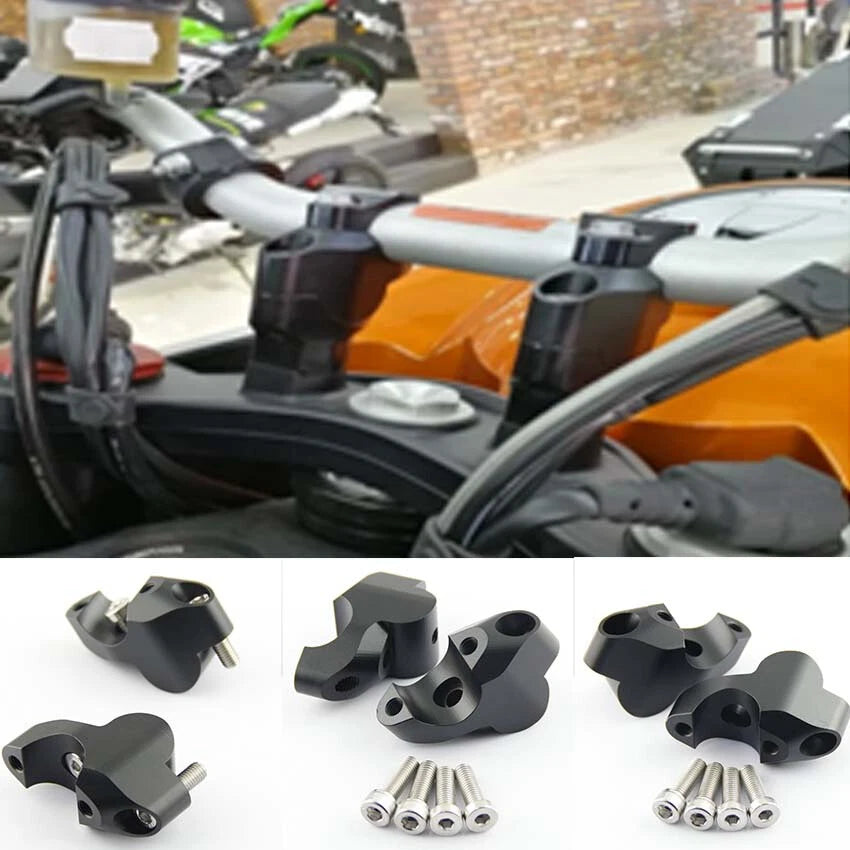 Handlebar Risers Mount Clamp for KTM 1050 1190 1290 Adventure (2013-2023)
