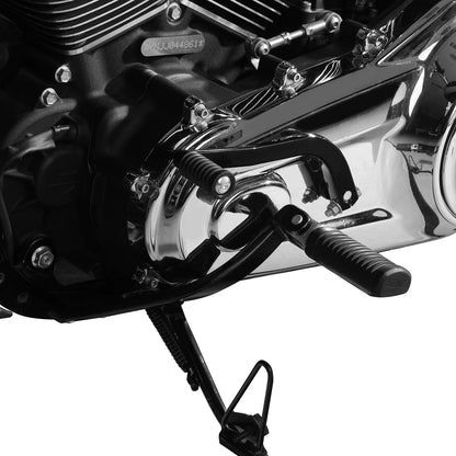 Black Mid Controls Shift Side Kit for Harley Fat Bob Sport Glide (2018-2025)