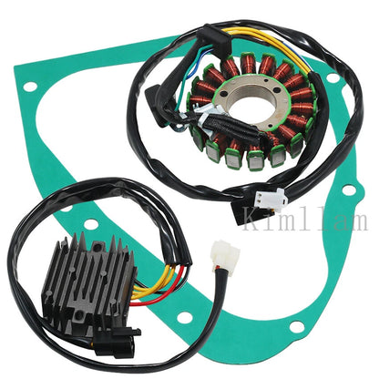 Stator Coil, Regulator Rectifier, Gasket for Suzuki DR200SE, DR125SE (1995-2013)