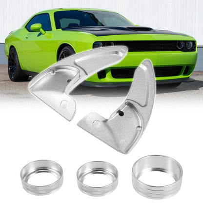 Silver Tone Inner Paddle Shifter Set for Dodge Charger
