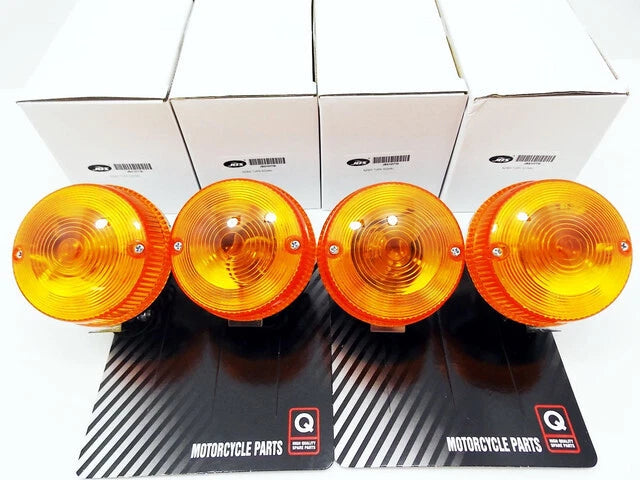Kawasaki KZ1000 Police  Left Right Turn Signal Indicator Blinker Set (78-05)