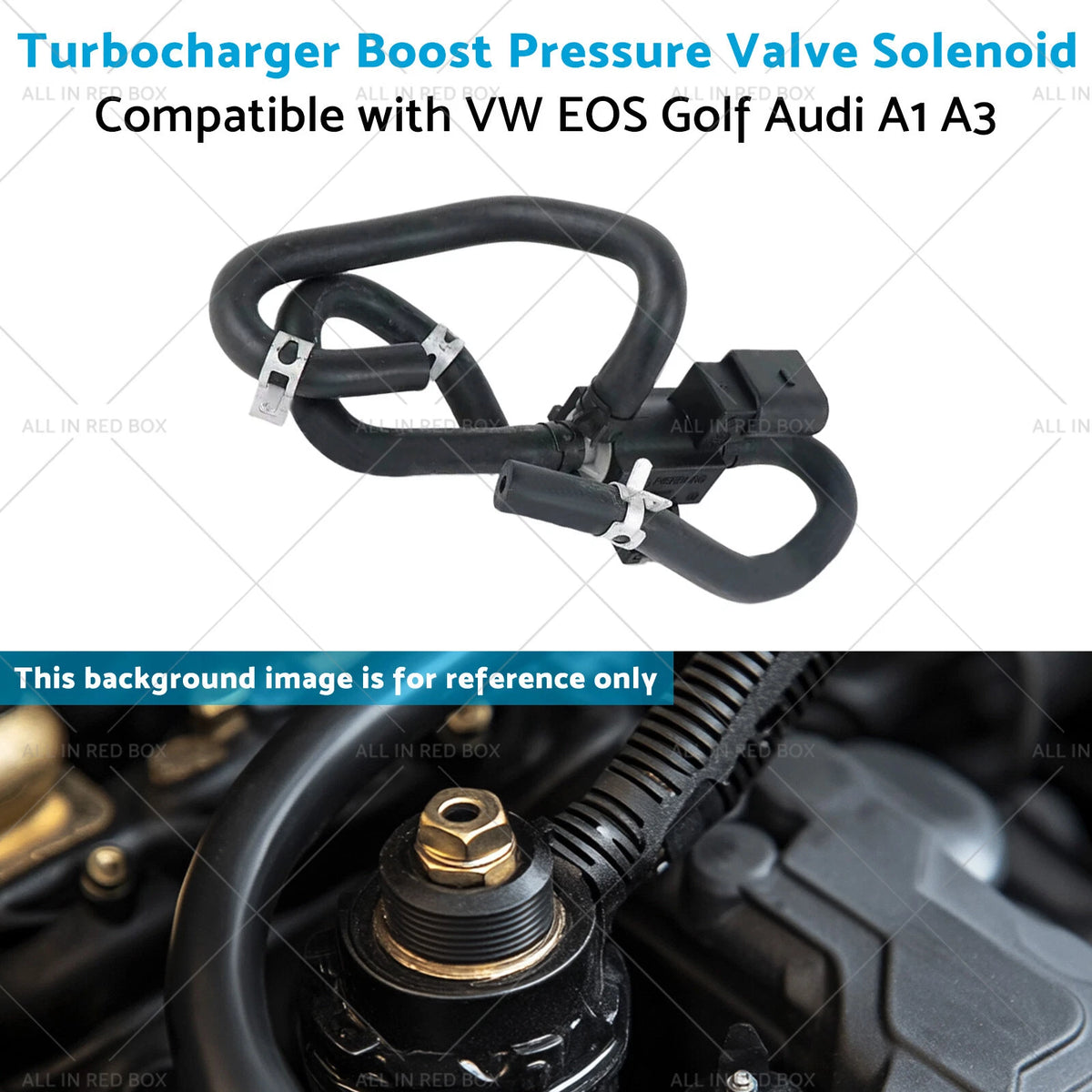 Turbocharger Boost Pressure Valve for VW Golf, EOS, Audi A1, A3 (2006-2023)