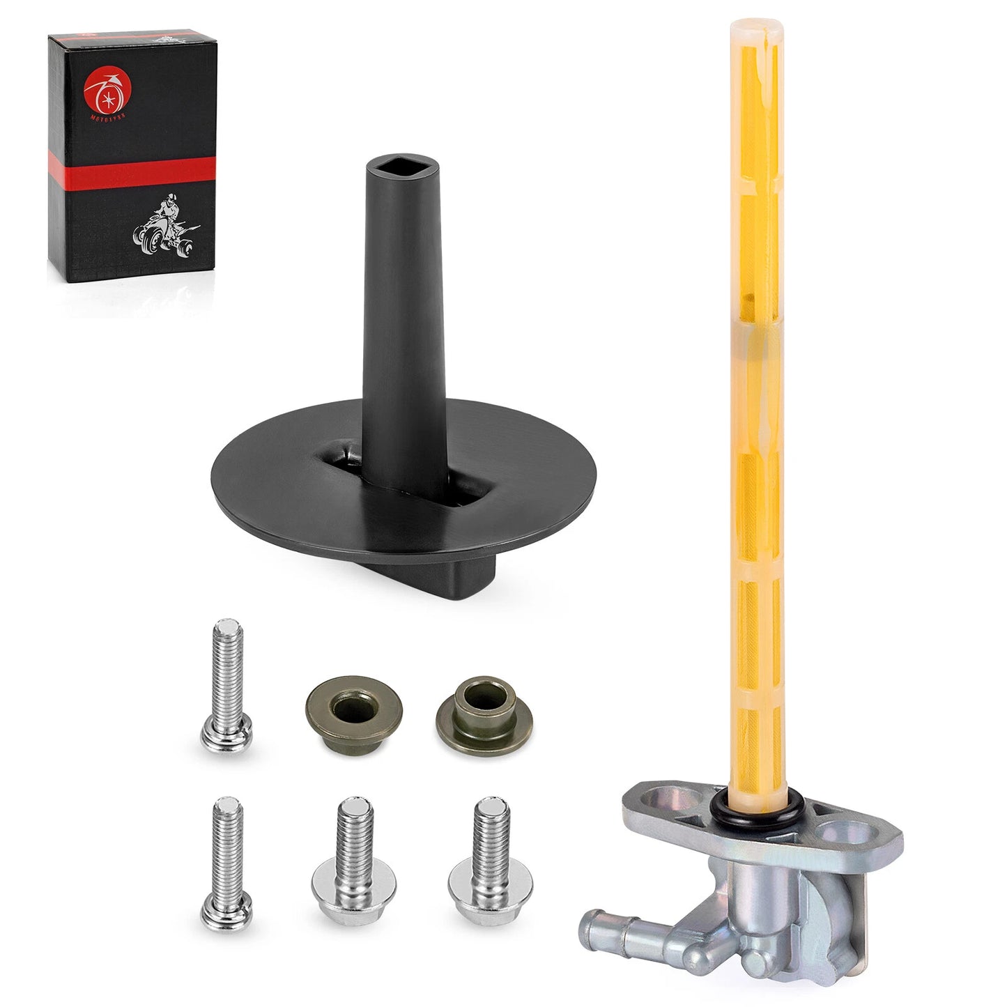 Fuel Gas Petcock Valve & Lever for Honda Rancher 420 TRX420FA (2009–2014)