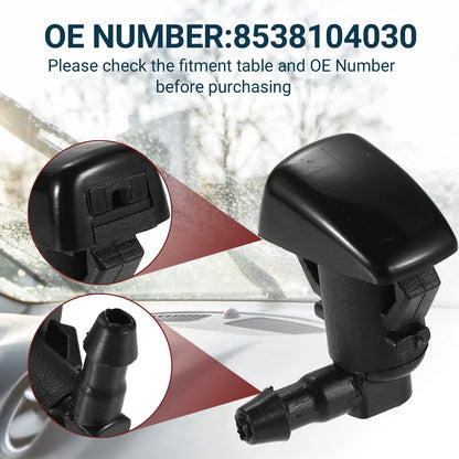 1 Set Windshield Washer Nozzle for Toyota Tacoma with Hose and Connectors