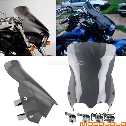 Dark Black Sport Windshield for Suzuki Boulevard M109R M90 M109RZ (2006-2020)