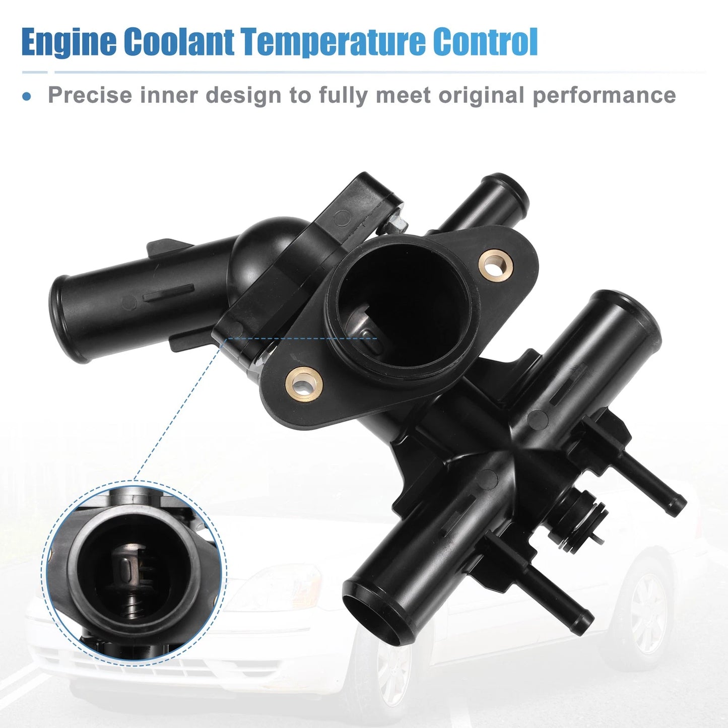 Engine Coolant Thermostat Housing for Ford Mercury 3.0L V6 (2005-2007)