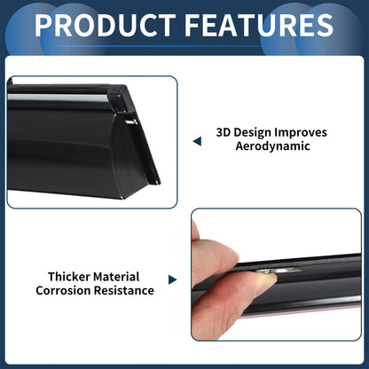 Window Deflectors 1 Set for Nissan Kicks (2018)