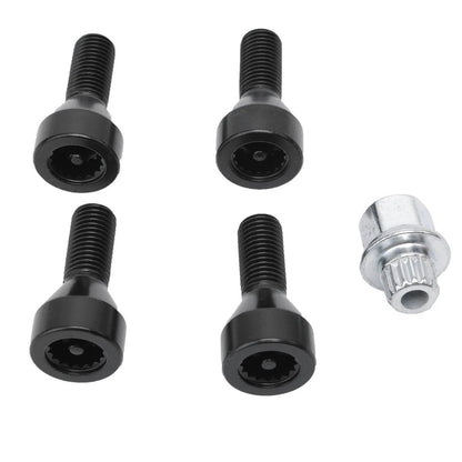 M12 x 1.5 Car Security Locking Wheel Bolts for BMW E46 E82 E85 E87 E61 E90
