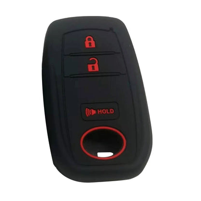 Silicone 3 Button Key Shell Case Cover for Toyota Corolla Cross Prius