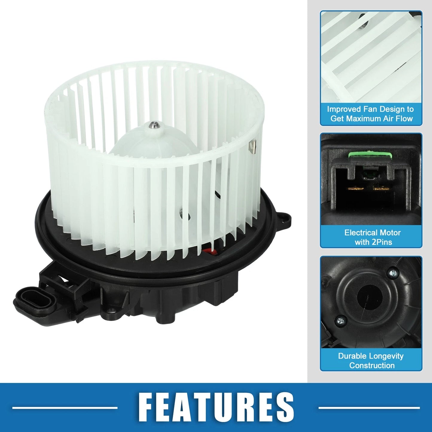 Heater Blower Motor Fan Assembly for Ford F-150 (2009-2014)