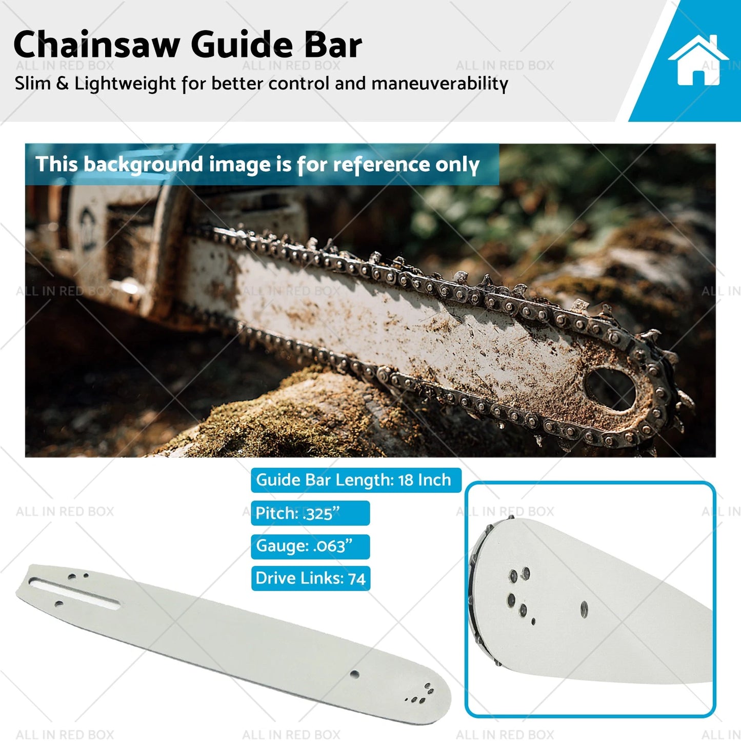 18'' Chainsaw Guide Bar for Stihl 024 MS260 MS270 MS280