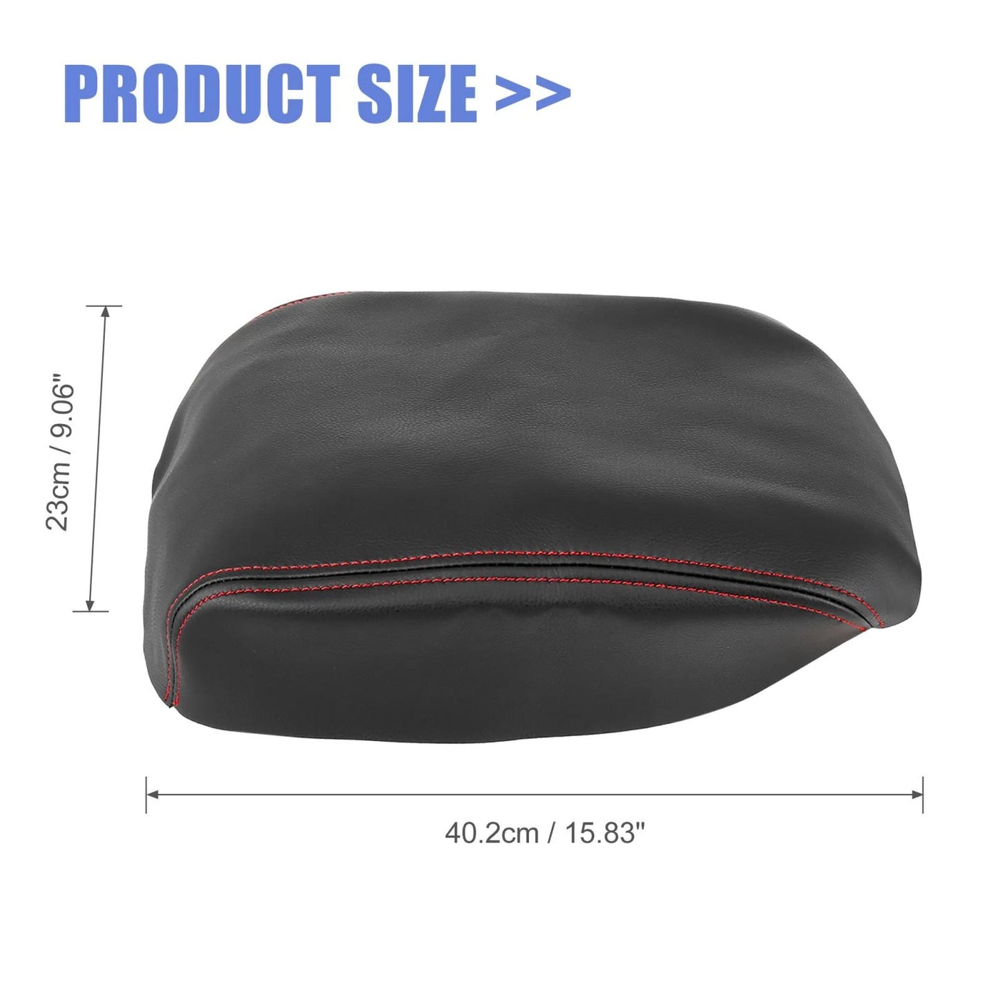 Center Console Lid Armrest Cover for Honda Pilot (2009-2015) Black