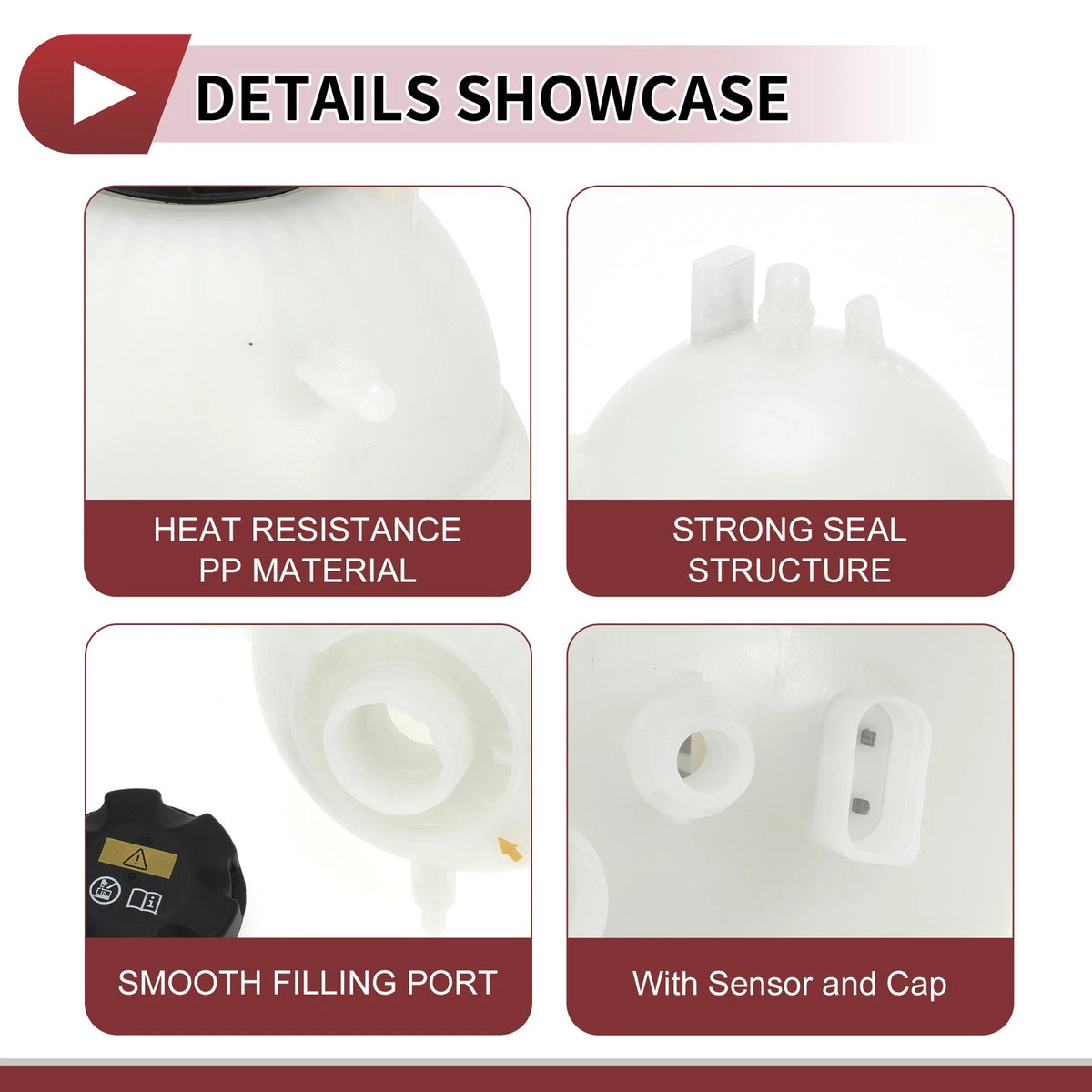 Coolant Expansion Overflow Tank w/ Cap for BMW X3 X4 G01 (2018-2023)