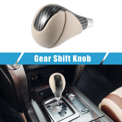 Gear Shift Knob for Lexus Toyota Beige Black