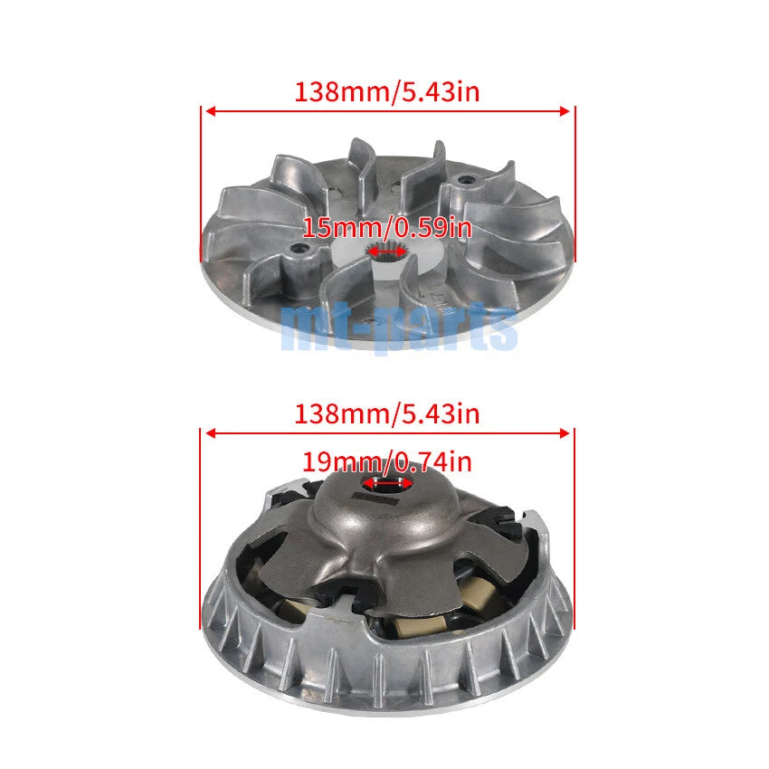 Clutch Variator Kit for Kawasaki ATV KVF300 Brute Force (2012-2024)