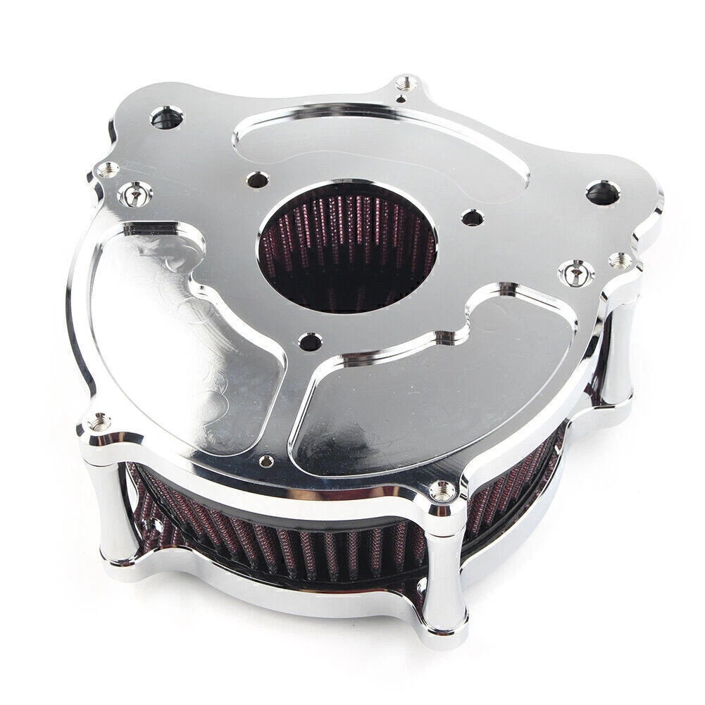 CNC Chrome Air Cleaner for Harley Touring Electra Street Glide Road King (08-16)