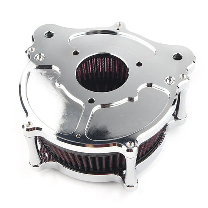 CNC Chrome Air Cleaner for Harley Touring Electra Street Glide Road King (08-16)