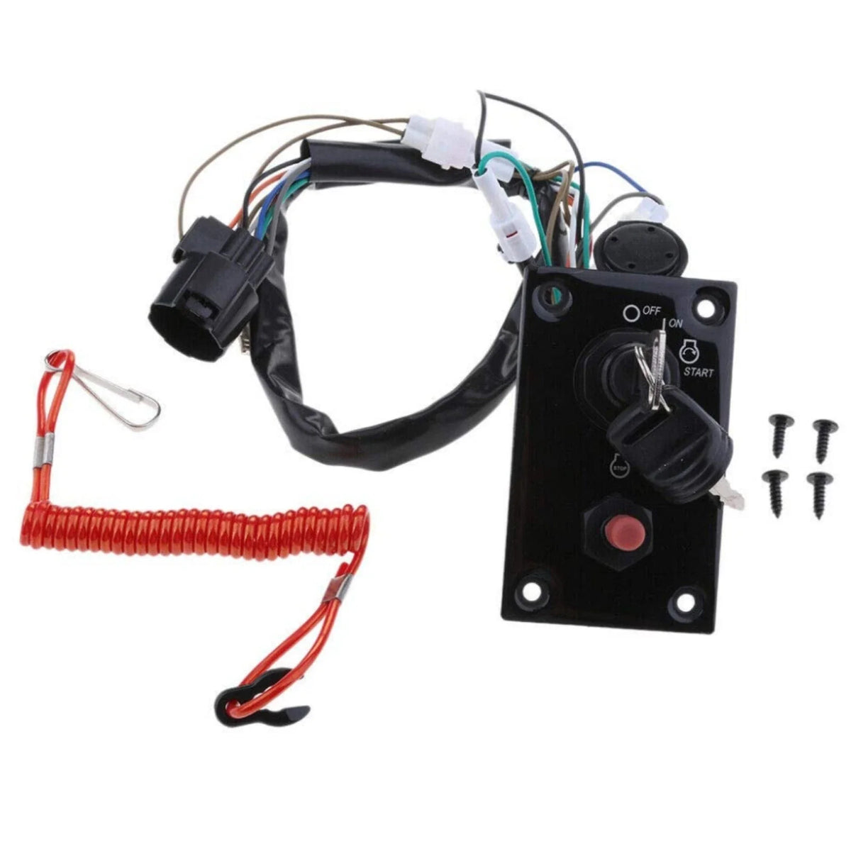 Suzuki Outboard Top Single Ignition Key Switch Panel for DF140/DF115 (2005-2023)