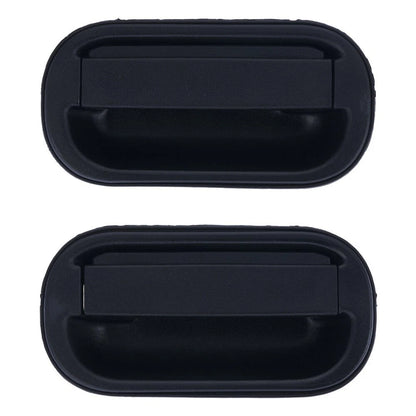 Door Handle Outer Set of 2 Black Front L+R for Mitsubishi Canter (1995–2005)
