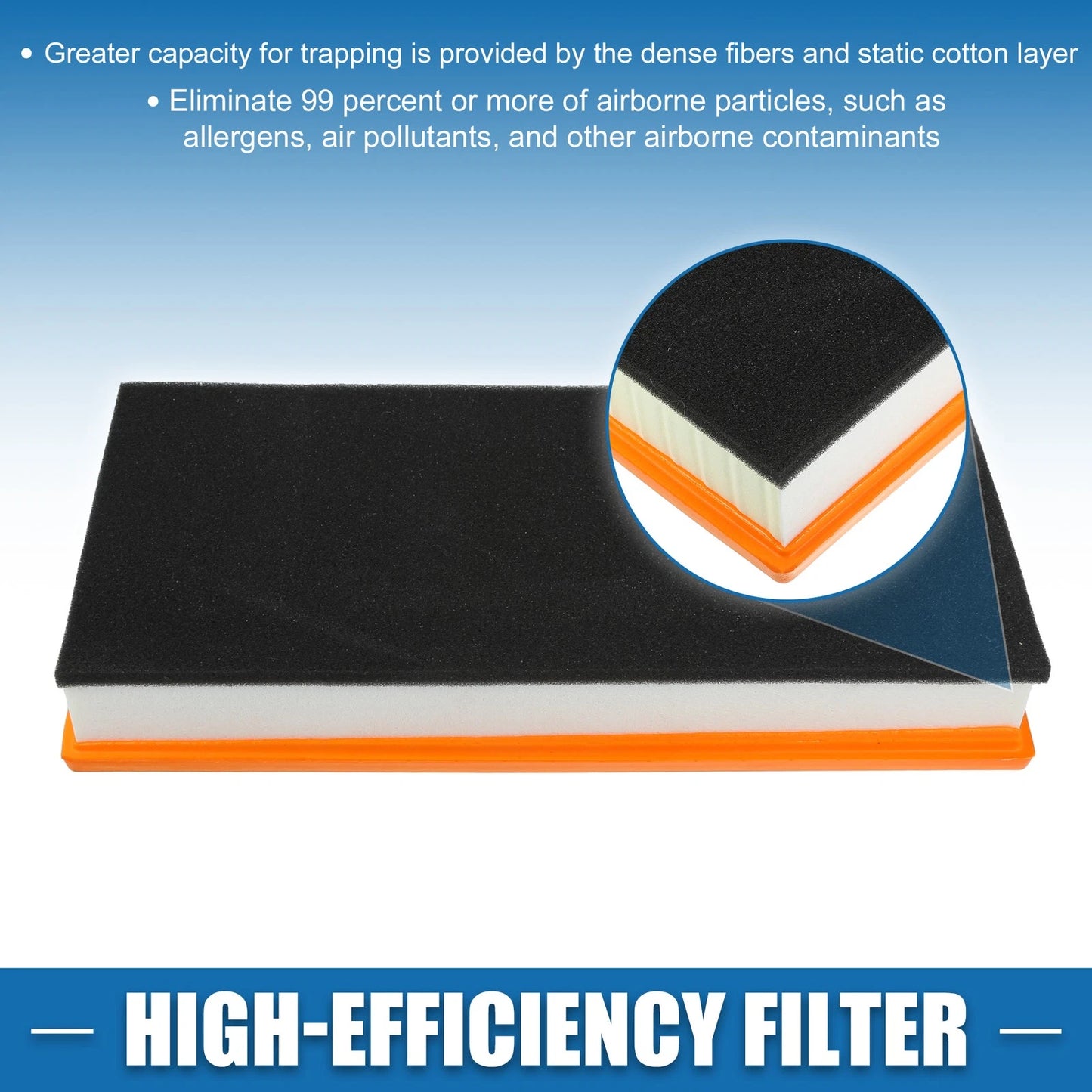 2x Engine Air Filter for Audi Q7 (2007-2015) VW Touareg Porsche Cayenne