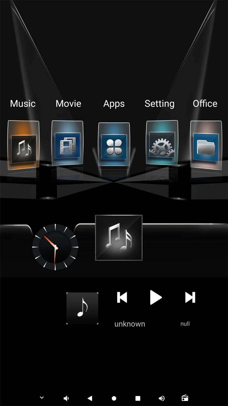 14" Rotatable Headrest TV with WiFi, Bluetooth, AV, AUX for RAM