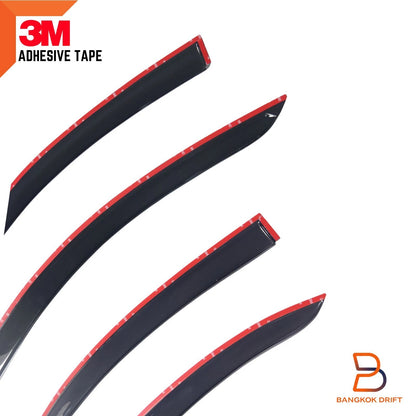 Weathershields Window Visors for Nissan Micra K13 Hatchback 2010-2016
