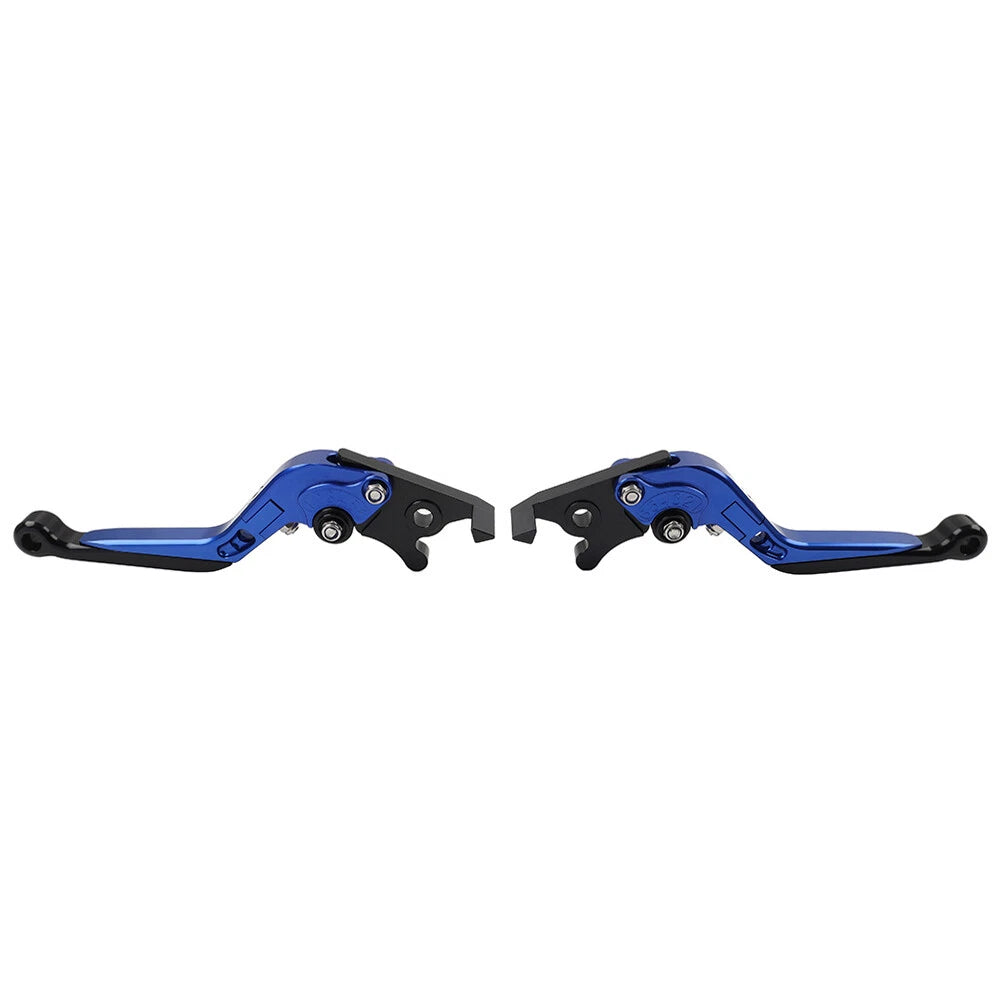 Blue CNC Extendable Brake Clutch Levers for BMW R1200GS R1250GS (13-20)