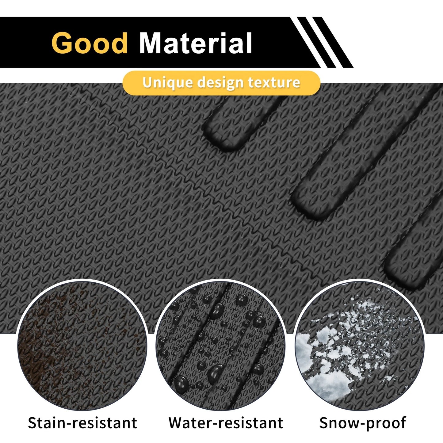 Cargo Liner Rear Trunk Mat for Kia Seltos (2020-2023) Stripe Pattern TPE