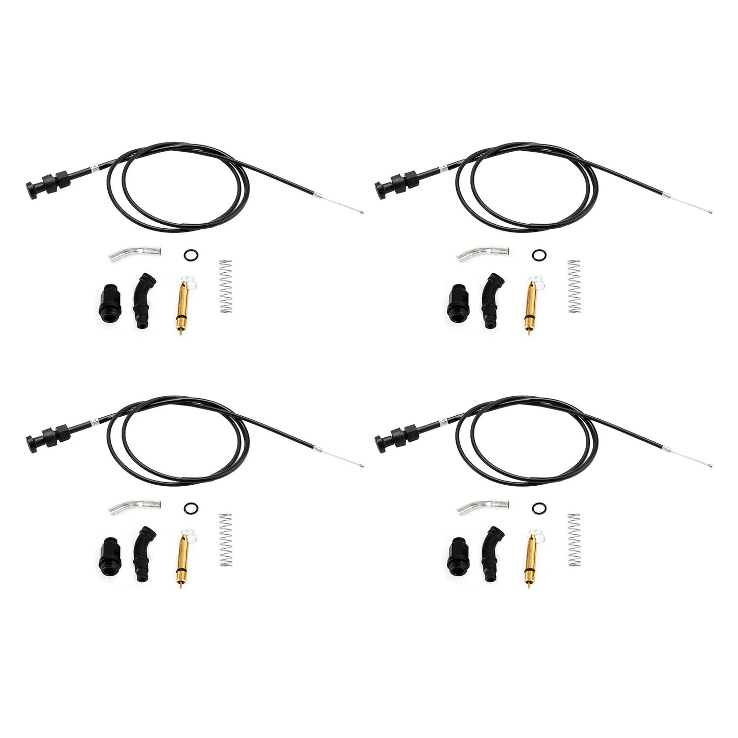4x Carburetor Choke Cable Piston Kit for Honda Rancher TRX350 (2000-2006)
