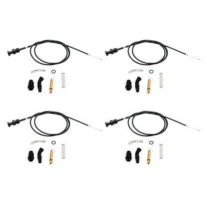 4x Carburetor Choke Cable Piston Kit for Honda Rancher TRX350 (2000-2006)