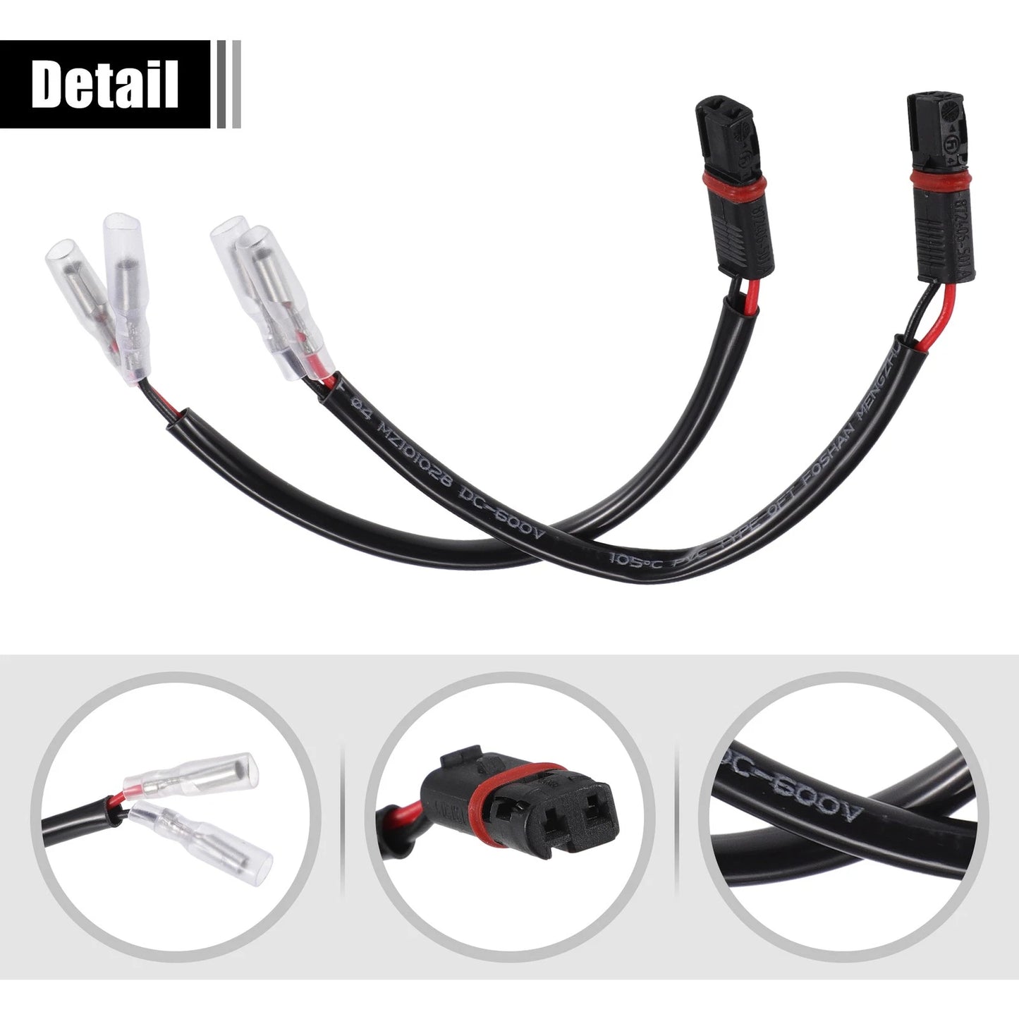Motorcycle Turn Signal Wiring Adapter Connectors for BMW S1000 XR (2015-2023)