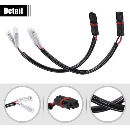 Motorcycle Turn Signal Wiring Adapter Connectors for BMW S1000 XR (2015-2023)