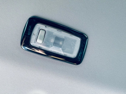 Black Interior Rear Reading Light Cover Trim for Nissan Rogue (2021-2023) 3 x pcs