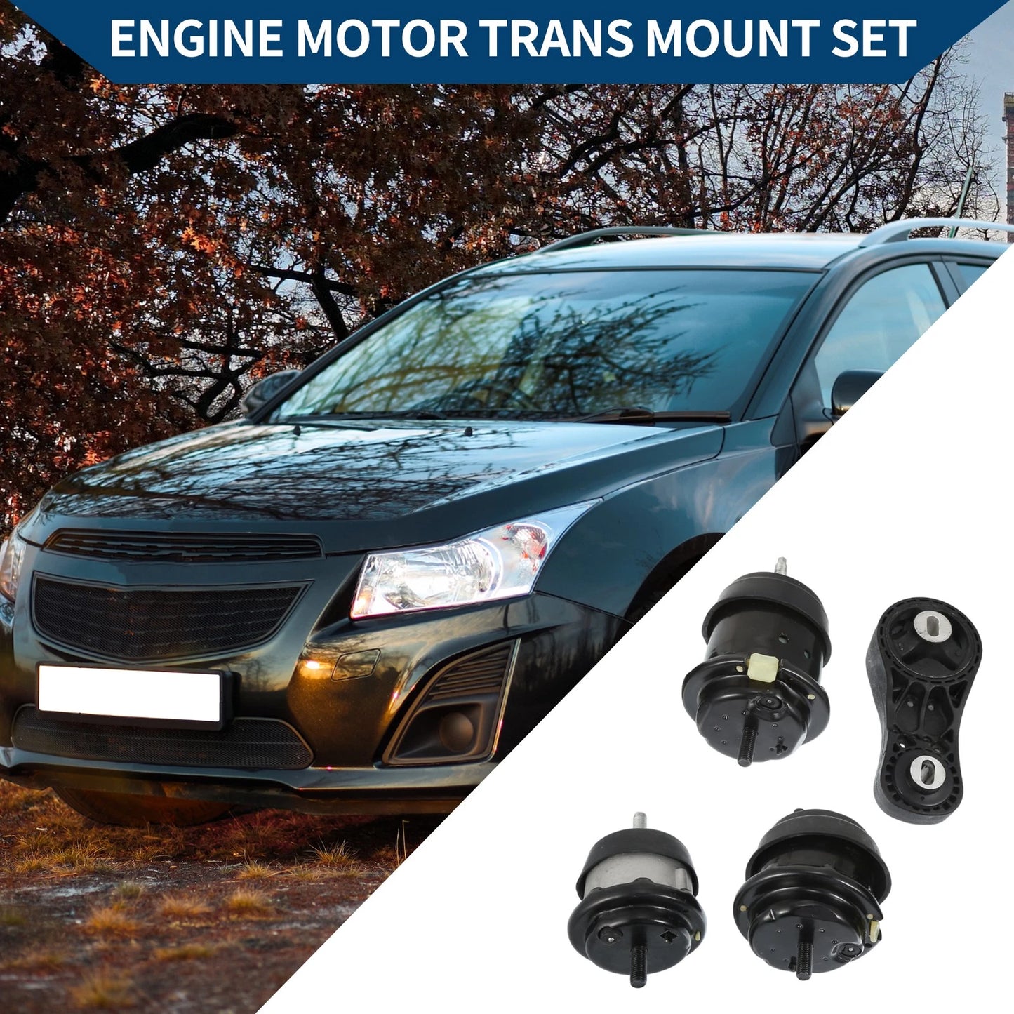 Engine Trans Mount Set 3.6L for Buick Enclave (2009-2017)