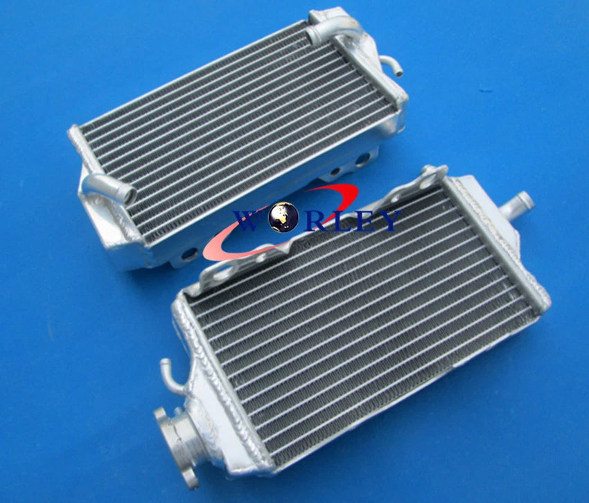 Aluminum Radiator + Red Silicone Hose for Honda CR125R (2000-2001)