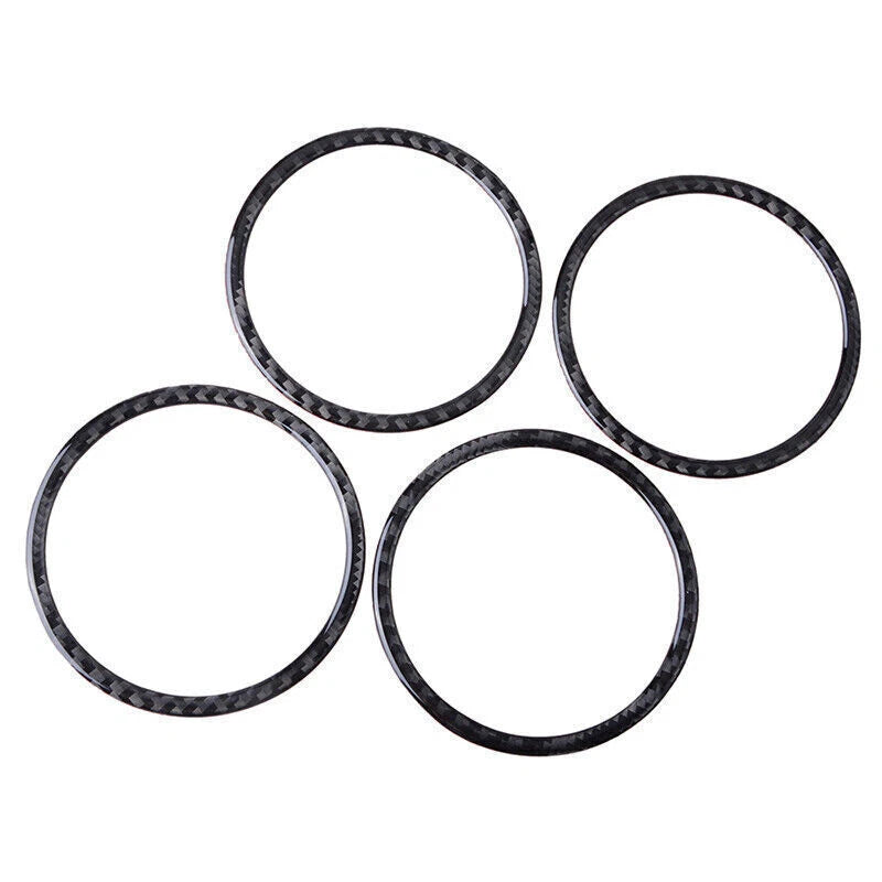 Carbon Fiber Door Panel Speaker Ring Trim Cover for BMW F30 F34 (2013-2019)
